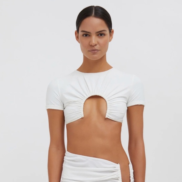NWT Christopher Esber U-prong Crop Top - Picture 1 of 5